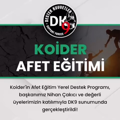 KOİDER AFET EĞİTİM